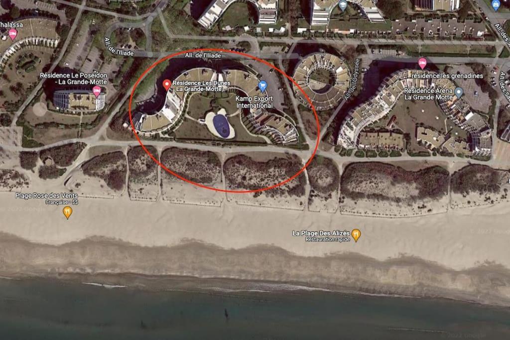 *Les Dunes, 50 M Des Plages, Clim, Netflix,4 Pers* Ла-Гранд-Мот Экстерьер фото